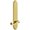 Lifetime Brass, variant on Grandeur Arcnew_Tp_Prv_238_Rh Arc Solid Brass Tall Plate Rose Right Handed Privacy Door