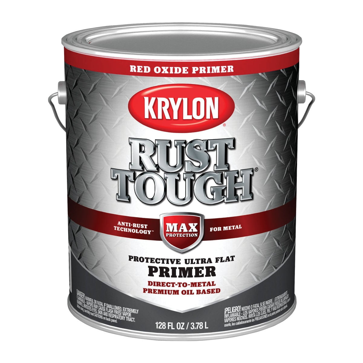 Krylon Rust Tough Primer, Red Oxide, 1 Gal. K09743008
