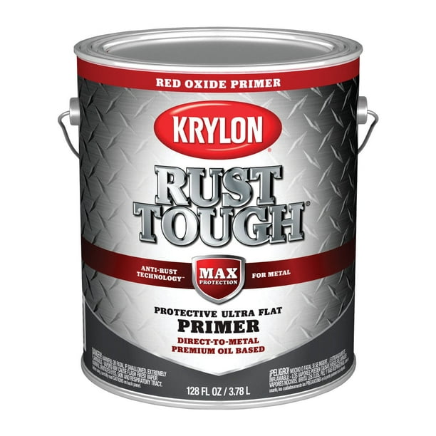 Krylon Rust Tough Primer, Red Oxide, 1 Gal. K09743008