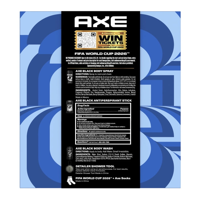 AXE Black Regimen x Fifa World Cup Body Care Gift Set with Body