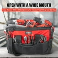 thumbnail image 4 of TOPEX 16-inch Tool Bag Multi-Pocket Tool Organizer with Adjustable Shoulder Strap, 4 of 10