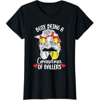 Grandma Of Ballers Softball Baseball Grandma T-Shirt