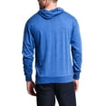 thumbnail image 2 of G-Style USA Men's Lightweight Cross-Dyed Pullover Hoodie Sweatshirt MH13104 - Heather Royal - Large, 2 of 6