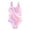 Pink, variant on Grblisyd Girls Swimsuit Cut Out One Piece Bathing Suit Gradient Tie Dye Swimwear Size 10-12