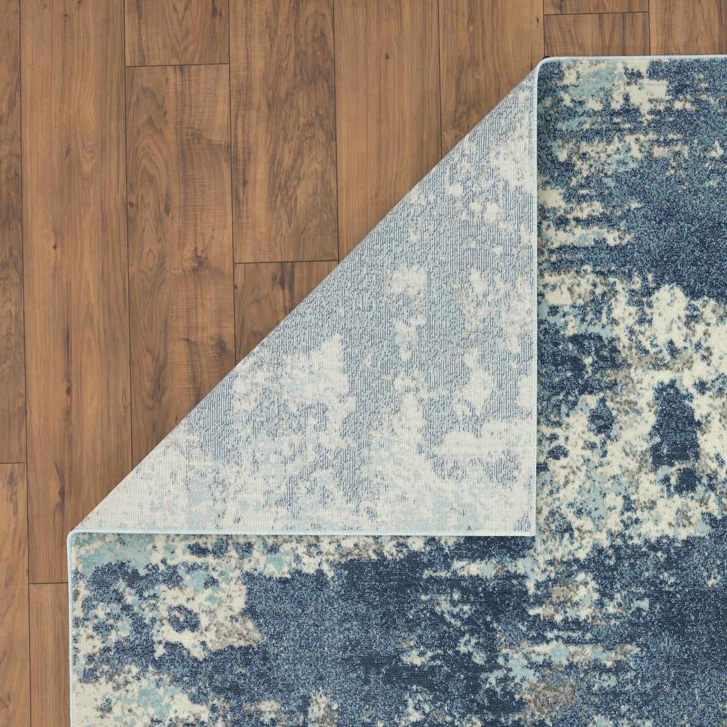 Luxe Weavers Modern Blue 8x10 Abstract Area Rug