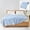 Blue, variant on Gray Border Circle Summer Cool Blanket, Air Conditioning Feeling Lightweight Throw, Gray, 28X40 Inch