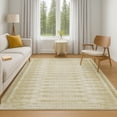 thumbnail image 7 of Addison Rugs Mayfield Premium Machine Washable Transitional Border Gold Rectangle Rug, 3' x 5', 7 of 7
