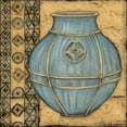 thumbnail image 3 of Zarris, Chariklia 12x12 Black Modern Framed Museum Art Print Titled - Square Cerulean Pottery I, 3 of 5