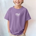 thumbnail image 5 of Gubotare Boys Shirts Graphic Boys Short Sleeve T-Shirt Kids Tees Crewneck Tops Basic Shirts Size 9-10 (Purple,9-10 Years), 5 of 9