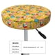 thumbnail image 4 of Balery Easter Fundas de asiento para taburete de bar redondo de tela de terciopelo ajustables que protegen de arañazos y manchas para sillas de 14 a 17 pulgadas.-13 inch, 4 of 7