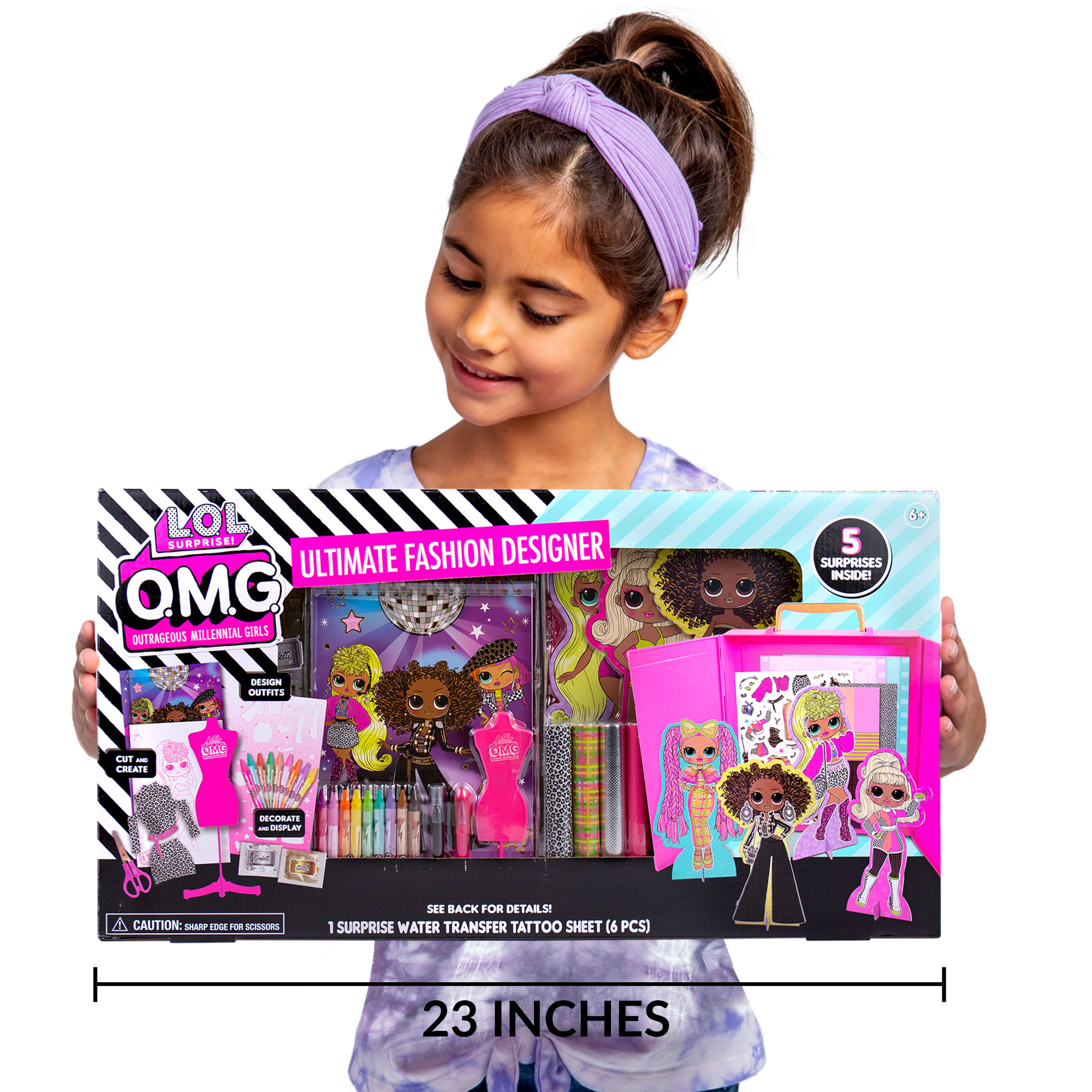 L.O.L. Surprise! O.M.G. Ultimate Fashion Designer, Double Feature Series, Decorate 4 Die-Cut Dolls With 300+ Accessories, 5 Surprises Inside, Includes Reusable Runway Case - image 3 of 5