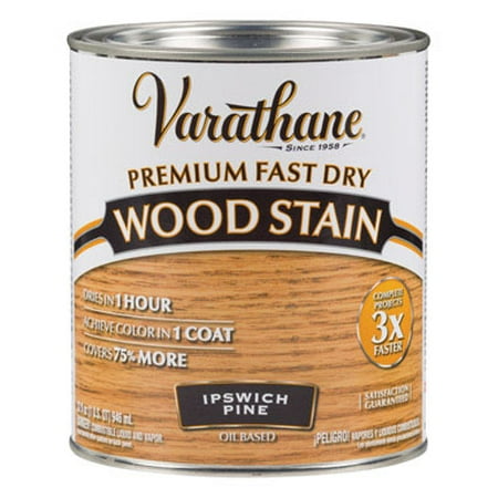 Varathane  262012 1 Qt. Ipswich Pine Fast Dry Wood (Best Paint For Pine Wood)