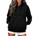 thumbnail image 2 of SYwaren Sweatshirt for Women Pullover Hoodie Casual Long Sleeve Winter Kangaroo Pocket Tops, 2 of 9
