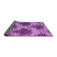 thumbnail image 2 of Ahgly Company Indoor Round Abstract Pink Contemporary Area Rugs, 4' Round, 2 of 4