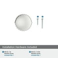 thumbnail image 3 of Amerock Ballard 1-1/8 inch (29mm) Diameter Polished Chrome Cabinet Knob, 3 of 4