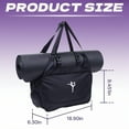 thumbnail image 7 of TELOLY Yoga Mat Bags,Nylon Fabric Yoga Mat Bag,18.90"*9.45"*6.30" Fitness Travel Gym Bag with Yoga Mat Holder,Style1, 7 of 7