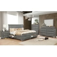thumbnail image 2 of Damien Transitional Platform Storage Eastern King, Gray, 2 of 2