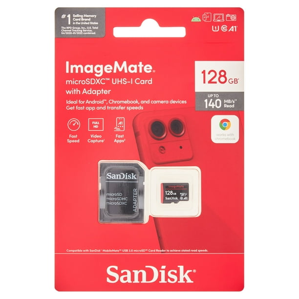 SanDisk - 新品 SanDisk 128GB microSDXC 　国内版　4枚まとめて SanDisk 128GB ImageMate microSDXC UHS-1 - Up to 140MB/s