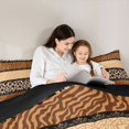 thumbnail image 5 of Homewish Cheetah Zebra Print Bedding Comforter Set 2pcs for Teens Female Men,Retro Vintage Aesthetic Twin Comforter Sets Microfiber,Abstract Geometric Stripes Breathable Bedding Set, 5 of 8