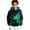 00#Black116, variant on Shinyii Boys Halloween Hoodies Kids Graphic Pullover Hooded Sweatshirt, Black, Sizes 4-14