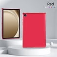 thumbnail image 7 of Decase Case for Samsung Galaxy Tab A9+ 11", Slim Fit Soft TPU Translucent Hybrid Bumper Shell for Galaxy Tab A9+/A9 Plus,Shockproof Hard Tablet Cover,Red, 7 of 7