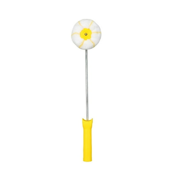 Solid Plastic Corner Coating Tool With Detachable Washable Roller Head For Smooth Front Plastic Paint Roller