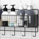 thumbnail image 5 of Metal Basket Wall Basket For Storage Sundries Basket Kitchen Seasoning Rack Shower Toiletries Basket Kitchen Accessories Sundries Basket, 5 of 5