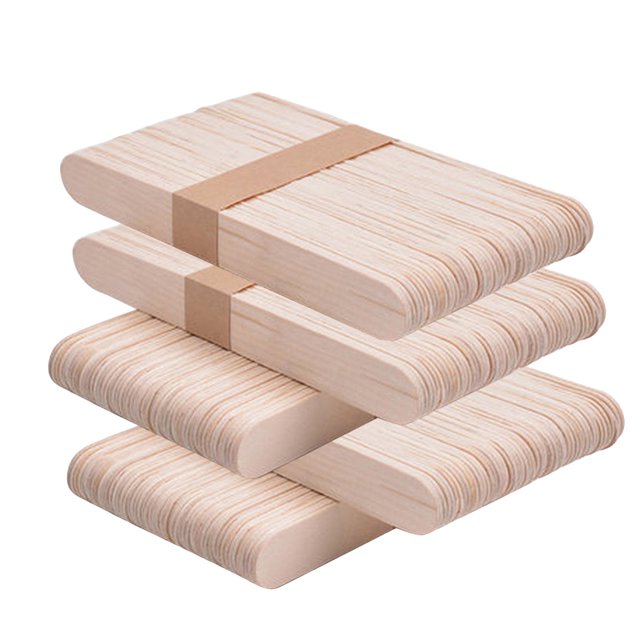 MasteelfCA 250pcs Kindergarten DIY Sticks Wooden Craft Sticks Popsicle Sticks DIY Materials