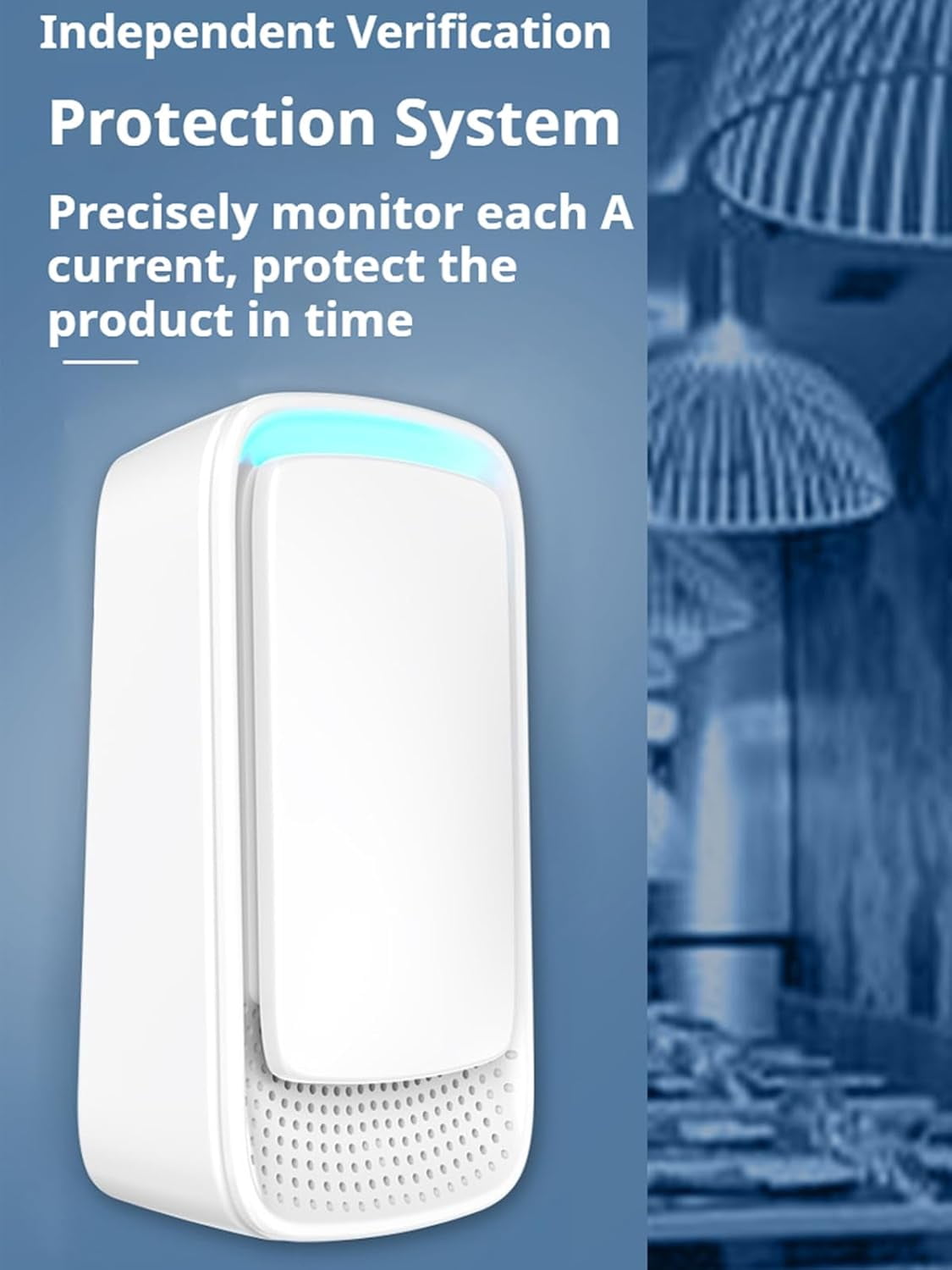 Clairu Revolutionary Air Purifier, Claru Ionic Air Purifier Plug In, Remove Smell and Pollutants, Ultra-Quiet, Suitable for Bedrooms, Toilets, Closets, Pet Room (3PCS)