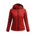 thumbnail image 5 of Waterproof Rain Jacket Women No Hood Zip Up Windbreaker Outdoor Coat Hiking Travel Lightweight Jacket, S, 5 of 6
