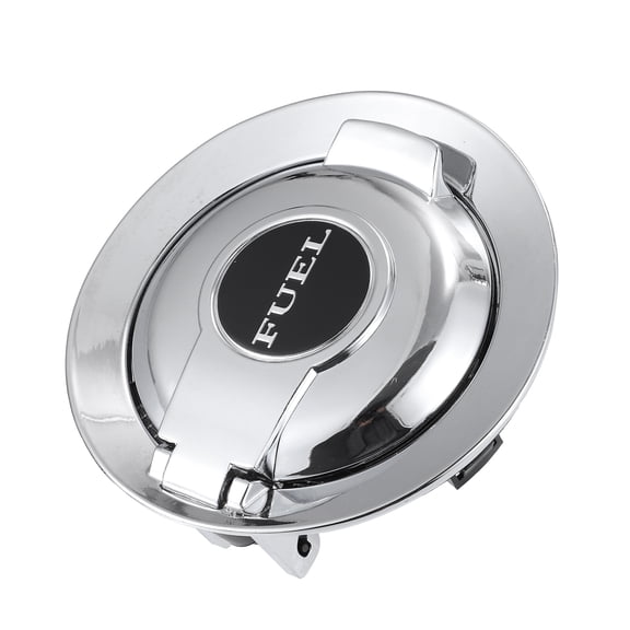 Unique Bargains Car Fuel Tank Filler Cover Door Gas Tank Cap 68250120AA for Dodge Challenger 2008-2019 Silver Tone
