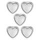 thumbnail image 3 of Molde para Hornear Bbanquetan Aluminio Forma Corazón 5 uds, 3 of 9