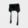 thumbnail image 3 of Jamicy Winter Hat Cute Cat Ear Shape Furry Knit Earflap Hat with Long Ear Straps Peruvian Cover Ear Beanie Hat, 3 of 6