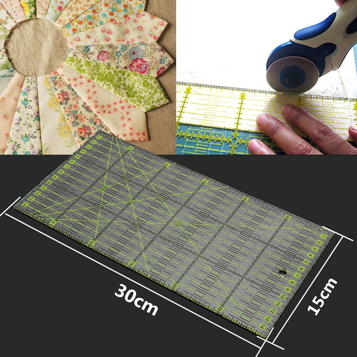 Clear Acrylic Quilt Patchwork Multifunction Design Rulers Sewing Rulers