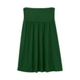 thumbnail image 3 of YUHAOTIN Skirts for Women Knee Length for Work Simlu Skirts Regular and Plus Size Skirt with Pockets Below the Knee Length Ruched Flowy Midi Skirt Work Skirts for Women Office, 3 of 7