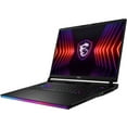 thumbnail image 3 of MSI Raider GE78HX Gaming Laptop 17in WQXGA 240Hz (24-Core 14th Gen Intel i9-14900HX, GeForce RTX 4090, 64GB DDR5, 2TB PCIe SSD, Per Key RGB KYB, Thunderbolt 4, WiFi 7, Win11P), 3 of 7
