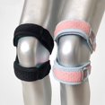 thumbnail image 3 of Jinsinto 2 Pack Knee Strap, Pain Relief，3D Silicone Adjustable Stabilizer for Running,Hiking,Basketball,Riding, Pink, 3 of 4