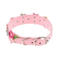 thumbnail image 3 of Collar de mascota Sunnimix Cuello del gato del perro del animal doméstico Azul Rosado, 3 of 8