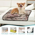thumbnail image 6 of Qxltty Axolotl Cherry Blossom Cat litter Pads Pet Set of 3 Diaper Mats Center Anti-leakage Layer Absorbent Soft and Comfortable, 6 of 7