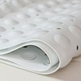 thumbnail image 3 of Cateissary Alfombrilla de baño de PVC, alfombrillas de succión para el suelo, alfombrillas de baño lavables para puerta de inodoro, Juegos de accesorios de baño Blanco, 3 of 6