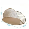 thumbnail image 3 of UJMNHYGT Portable Beach Tent Sun Shelter, UV Resistant Lightweight Pop Up Tent for Camping Trips Fishing Backyard Beach Picnic Essentials, Easy Setup Waterproof Windproof for 2-4 Person, 3 of 6