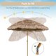 thumbnail image 5 of 6 Ft Thatched Tiki Umbrella Hawaiian Style Sun Shade UV30+ Protection 2 Packs, 5 of 9