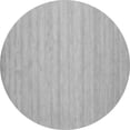 thumbnail image 1 of Ahgly Company Indoor Round Solid Gray Modern Area Rugs, 6' Round, 1 of 1