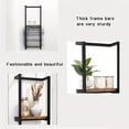 thumbnail image 3 of 2 Pcs Towel Racks for Bathroom, 2 Tier Wall-Mounted Towel Holder, Space-Saving Organizer Rack for Household, Bathroom, and Bedroom, 3 of 7