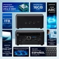 thumbnail image 2 of Computadora Escritorio Mini PC ASUS NUC 14 PRO AI Intel Core Ultra 5 125H NPU 33 TOPS 16GB DDR5 SSD 1TB Monitor 27 1ms 120Hz Teclado Mouse Inalambrico W11H-T WiFi BT Gaming casual, trabajo y estudio, 2 of 6