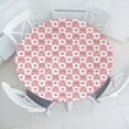 thumbnail image 3 of Ambesonne Cartoon Fitted Round Tablecloth, Pattern of Pigs, 40"- 44" Diameter, Multicolor, 3 of 5