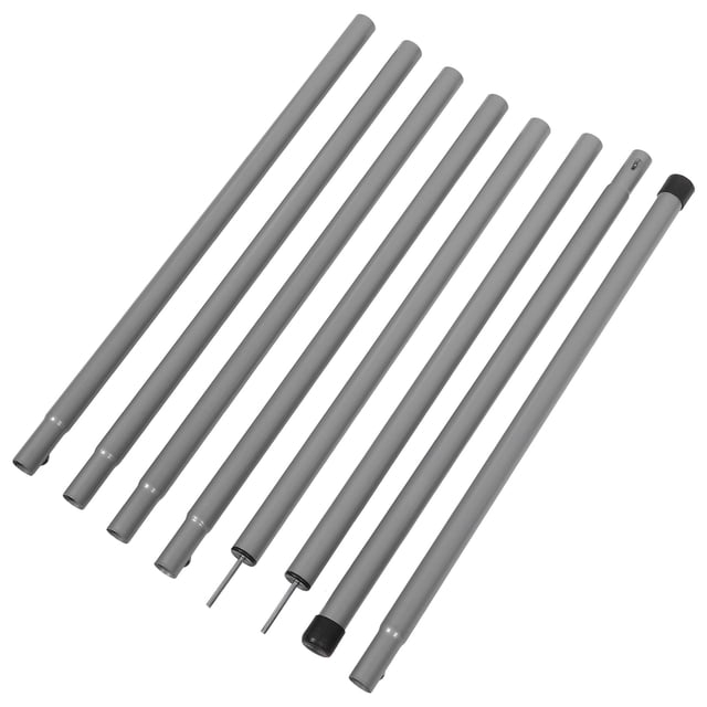 CTIRCHIU 2Jgo Bastón Metálico Para Toldo Con Longitud Ajustable Para Uso En Camping Y Hogar Color
