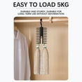 thumbnail image 6 of COFEST Multifunctional Storage Rack for Home, Hanging Tie and Belt Organizer, Space-Saving Clothes Rack with Hooks, Wall-Mounted Scarf and Tie Holder black, 6 of 8