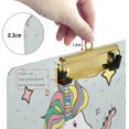 thumbnail image 4 of FMSHPON Beautiful UnicornGuitar Starry Clipboard Hardboard Wood Nursing Clip Board and Pull for Standard A4 Letter 13x9 inches, 4 of 8