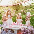 thumbnail image 4 of RKSTN Cherry Pink Bowknot Decoration Holiday Party Decorations (12Pcs Cherry Bowknot + 3M Cotton Rope + One Needle), 4 of 7